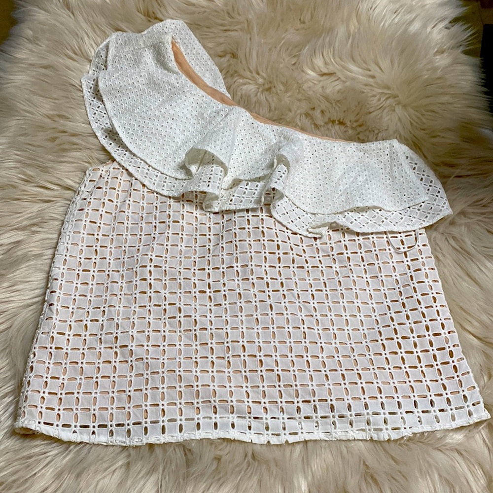 J crew one shoulder top